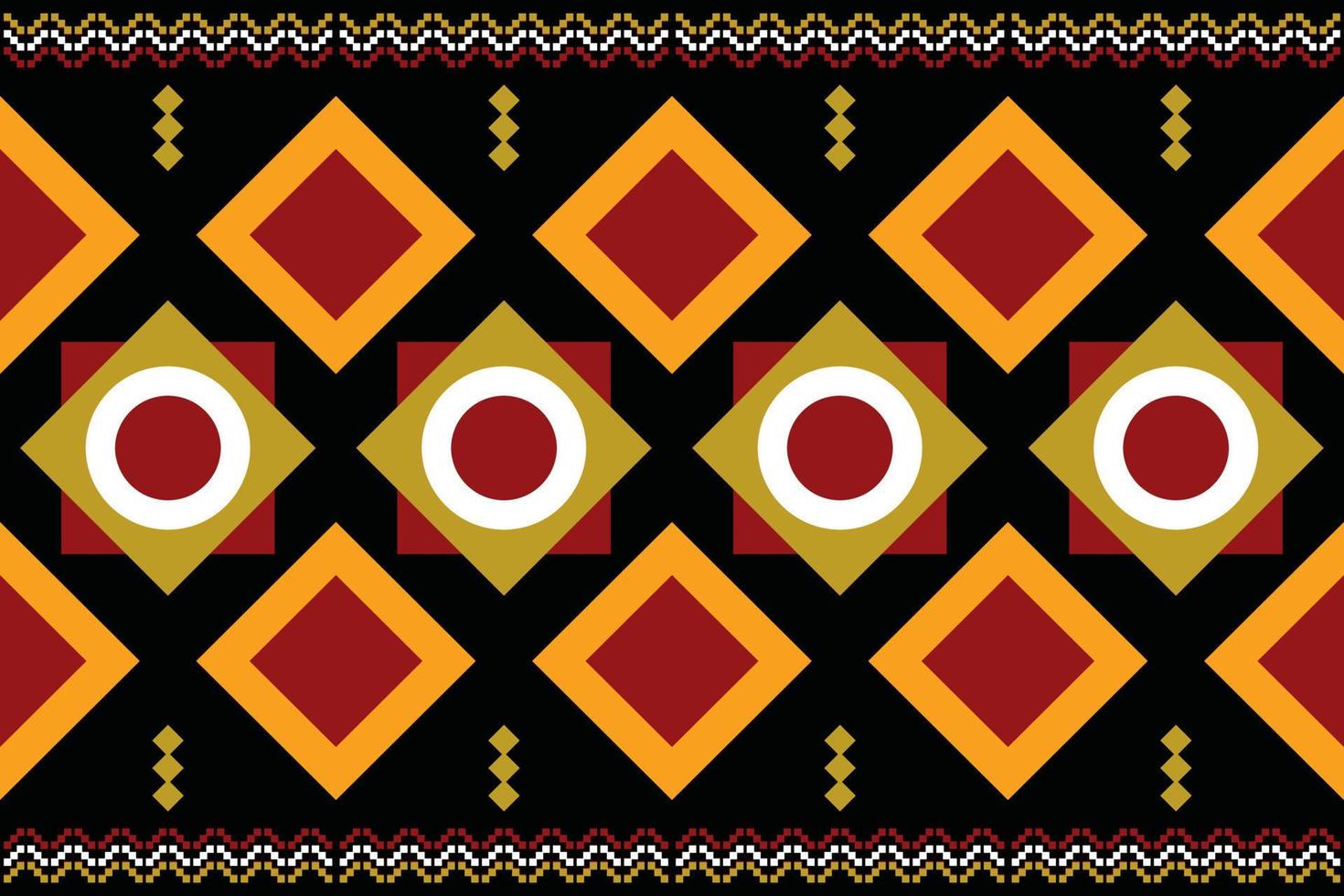 tnico tessuto modello geometrico stile. sarong azteco etnico orientale modello tradizionale buio nero sfondo. astratto, vettore, illustrazione. uso per trama, abbigliamento, avvolgimento, decorazione, tappeto. vettore