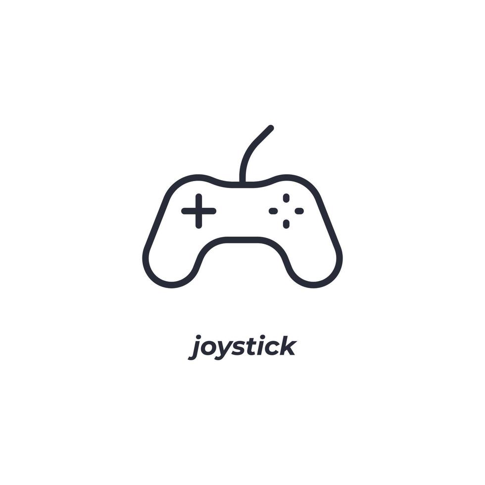 vettore cartello telecomando da gioco simbolo è isolato su un' bianca sfondo. icona colore modificabile.