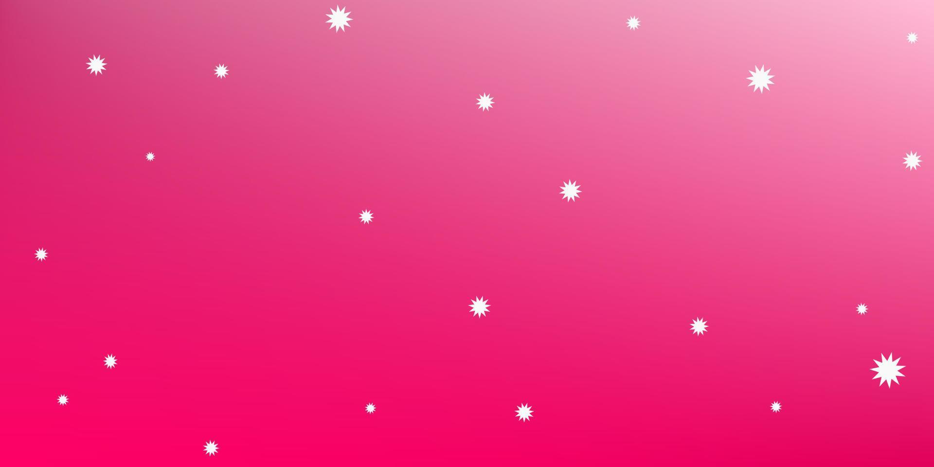 luminosa rosa splendore sfondo con bianca puntini come stelle o fiocchi di neve. vettore