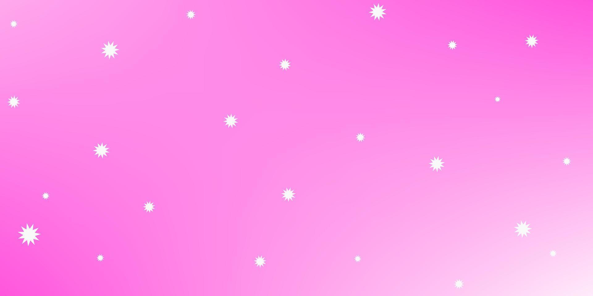 rosa splendore sfondo con bianca puntini come stelle o fiocchi di neve. vettore
