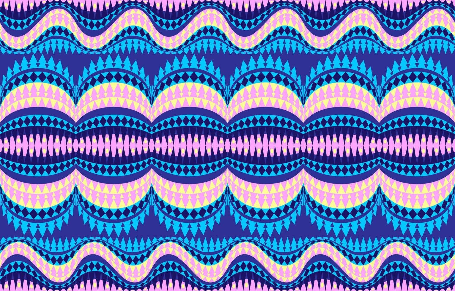 tessuto tessile modello ondulato diagonale curva strisce. etnico geometrico tribale nativo azteco arabesco tessuto tappeto indiano arabo africano senza soluzione di continuità modelli. ornato linea grafico ricamo stile. vettore. vettore