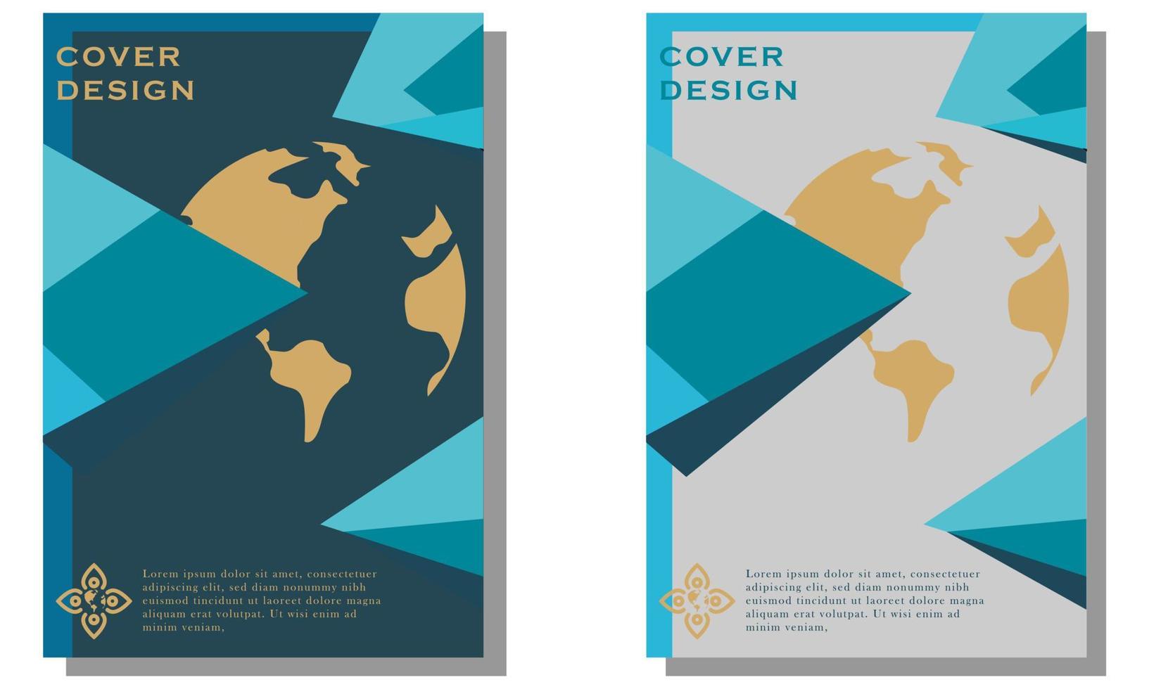 mondo carta geografica sfondo attività commerciale libro copertina design vettore