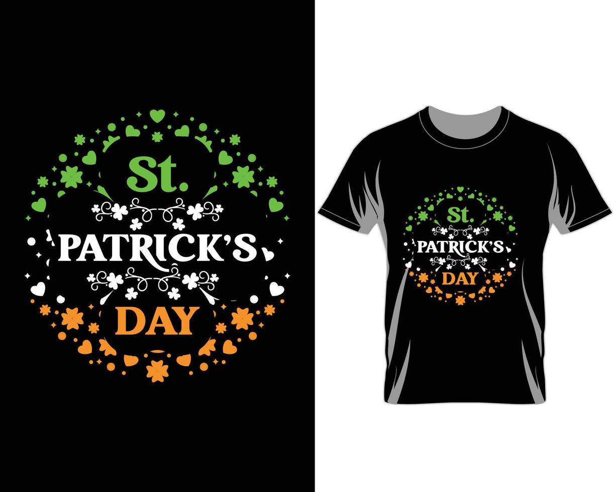 st Patrick giorno t camicia design vettore