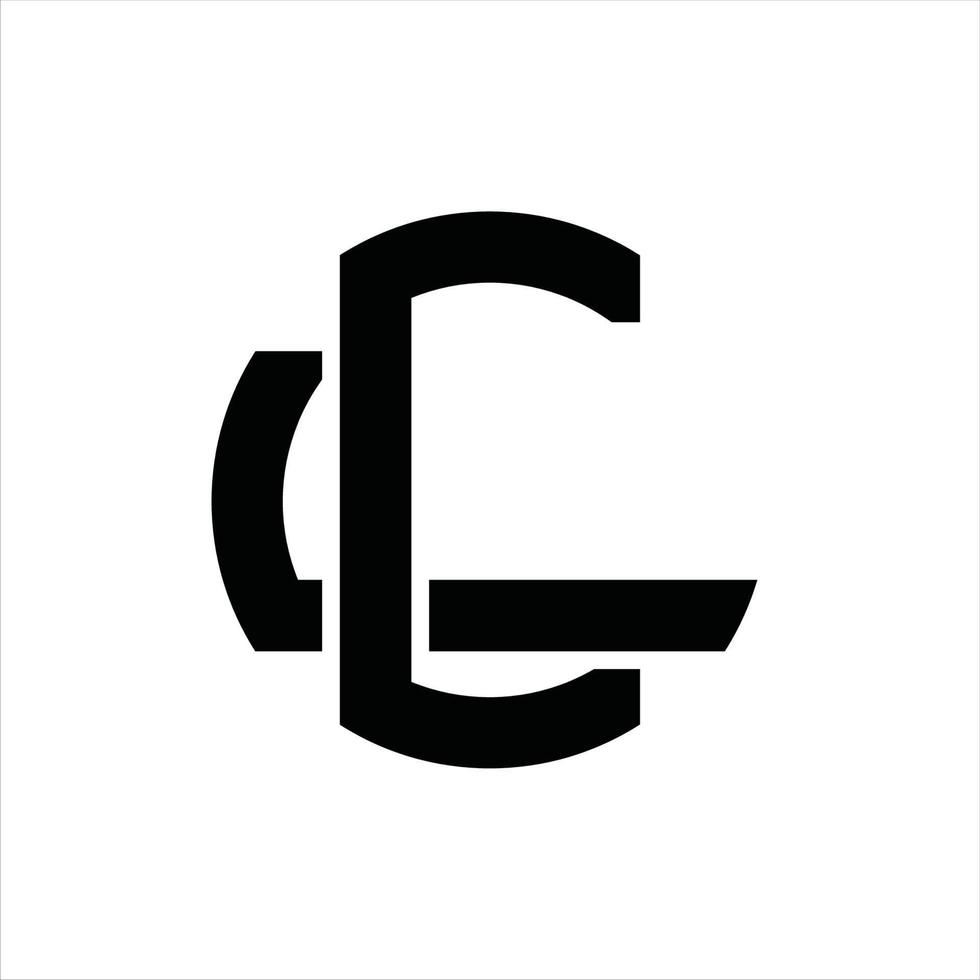 cl logo monogramma design modello vettore