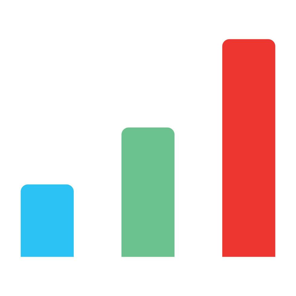 moderno icona di dati analisi nel piatto stile vettore