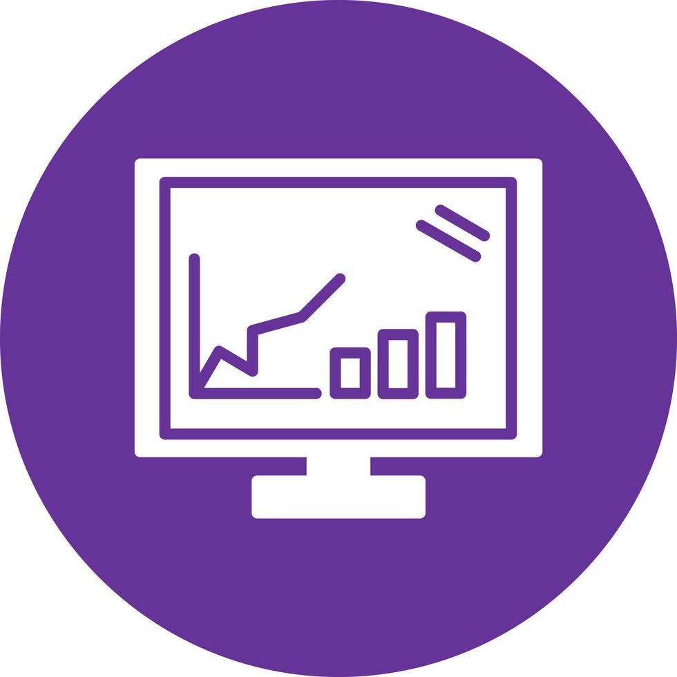 statistico grafico vettore icona