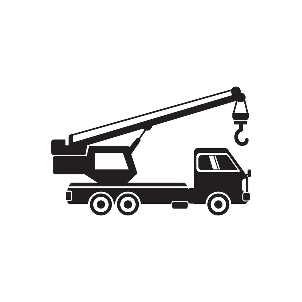 auto rimorchio camion o gru icona vettore illustrazione simbolo design.
