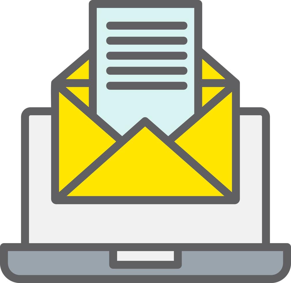 e-mail marcatura vettore icona
