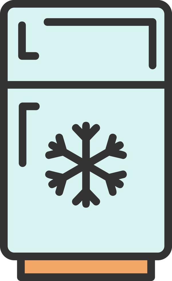 frigo vettore icona