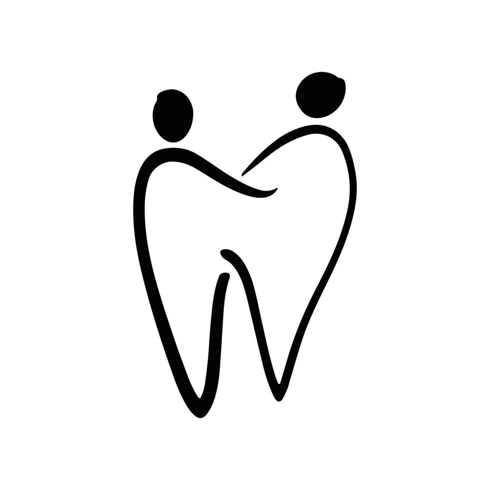 logo dentale design template.creative logo dentista. logo vettoriale della clinica dentale.