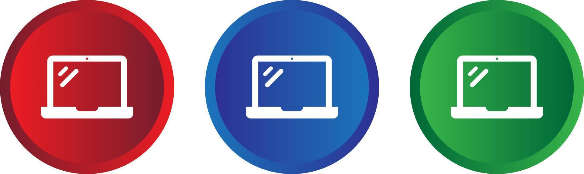 il computer portatile icona vettore. il computer portatile icona vettore illustrazione