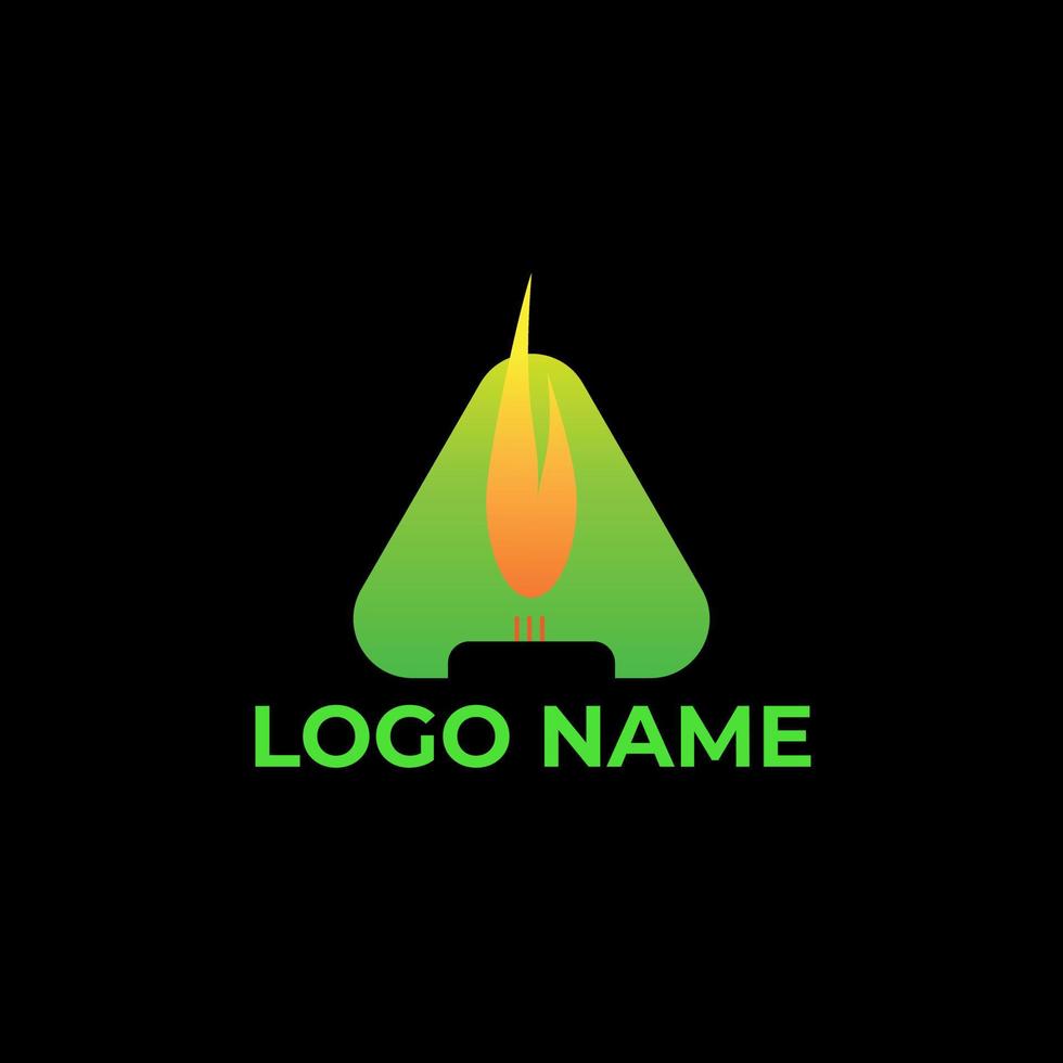 un' iniziale aromaterapia logo design professionista vettore
