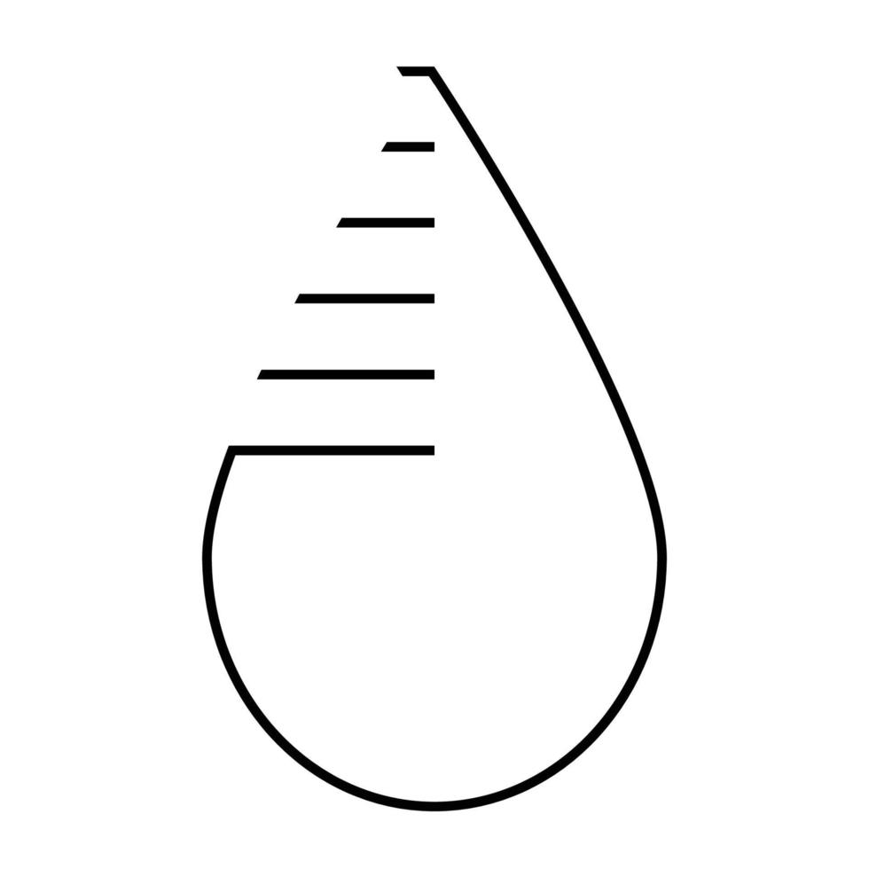 semplice idrometro logo illustrazione design vettore