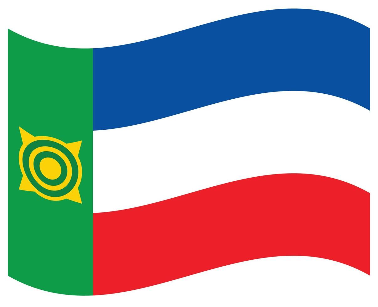 nazionale bandiera di khakassia - piatto colore icona. vettore