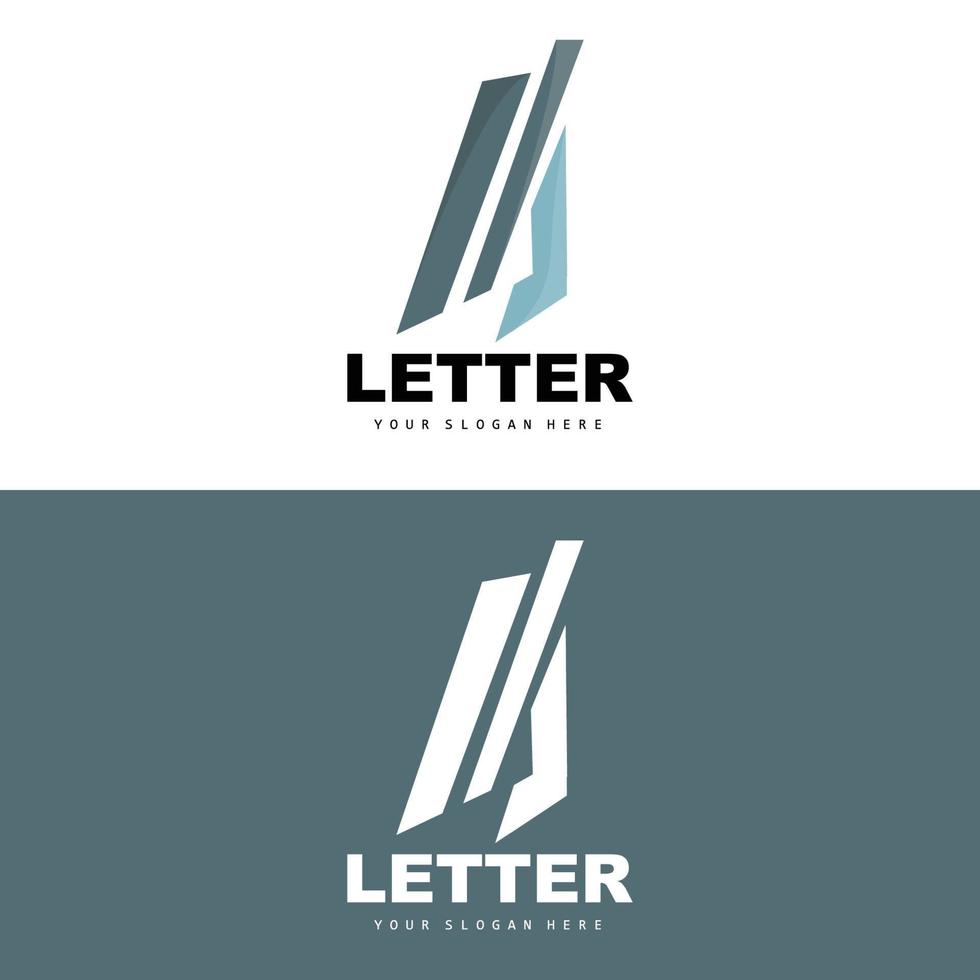 un' lettera logo, lettera logotipo vettore, Prodotto marca disegno, azienda iniziali, costruzione, formazione scolastica vettore