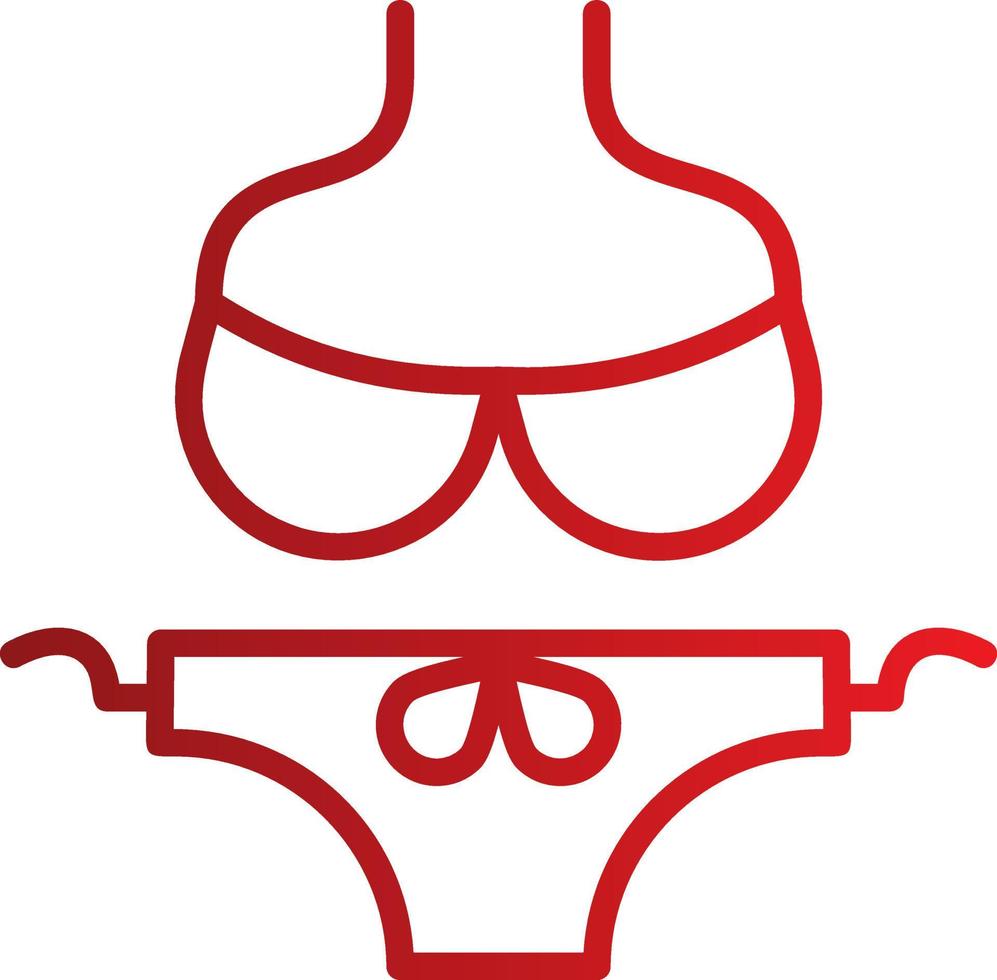 bikini vettore icona