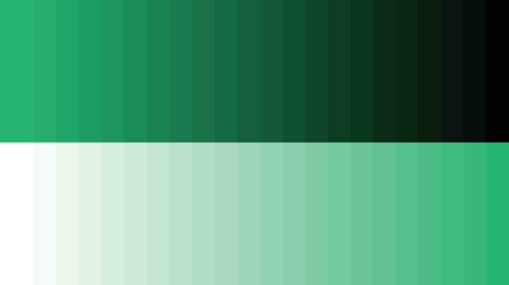 colore tavolozza verde vettore