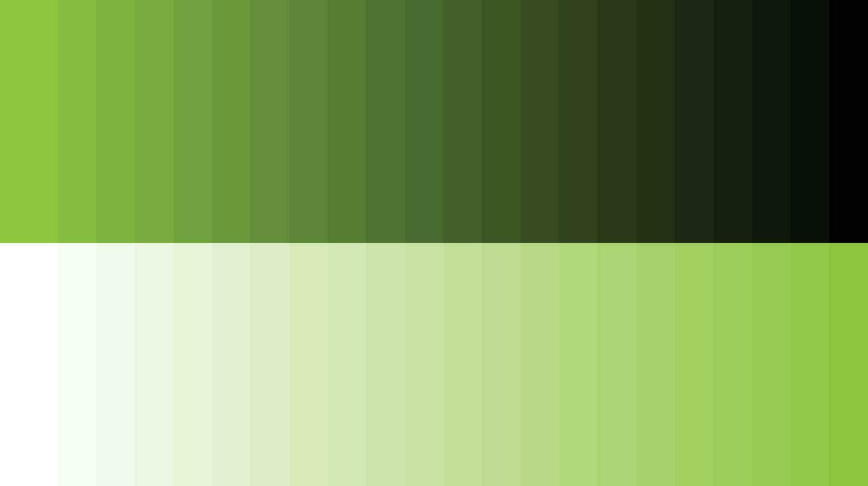 colore tavolozza lime verde vettore