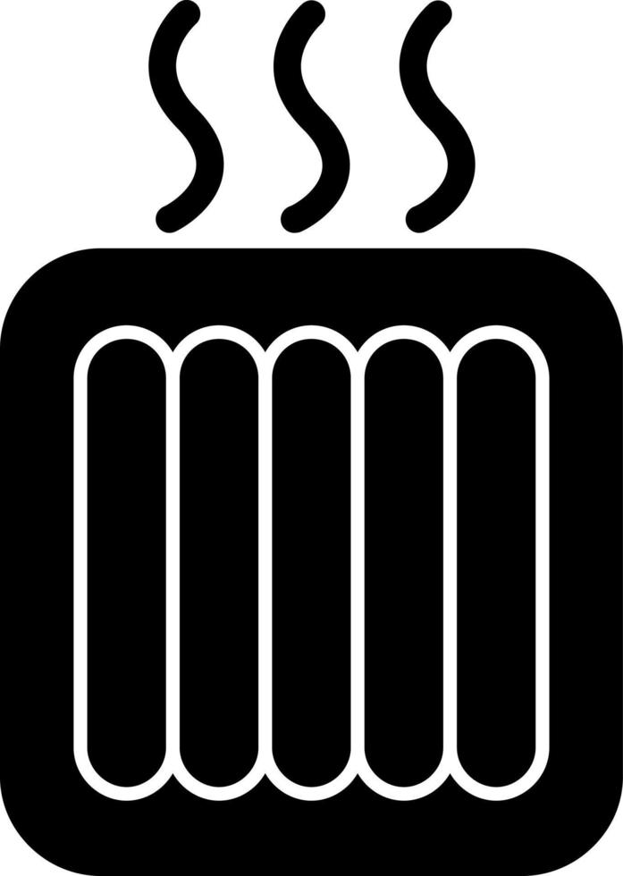 sottopavimento riscaldamento vettore icona design