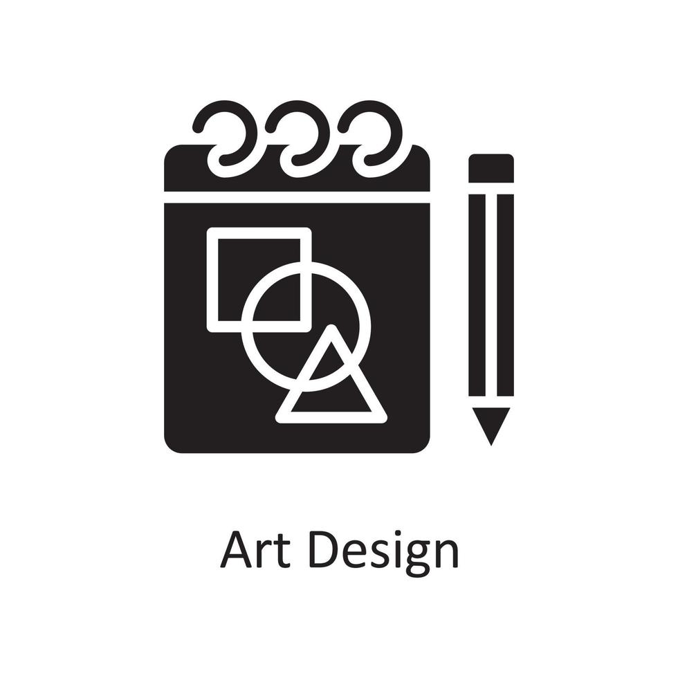arte design vettore solido icona design illustrazione. design e sviluppo simbolo su bianca sfondo eps 10 file