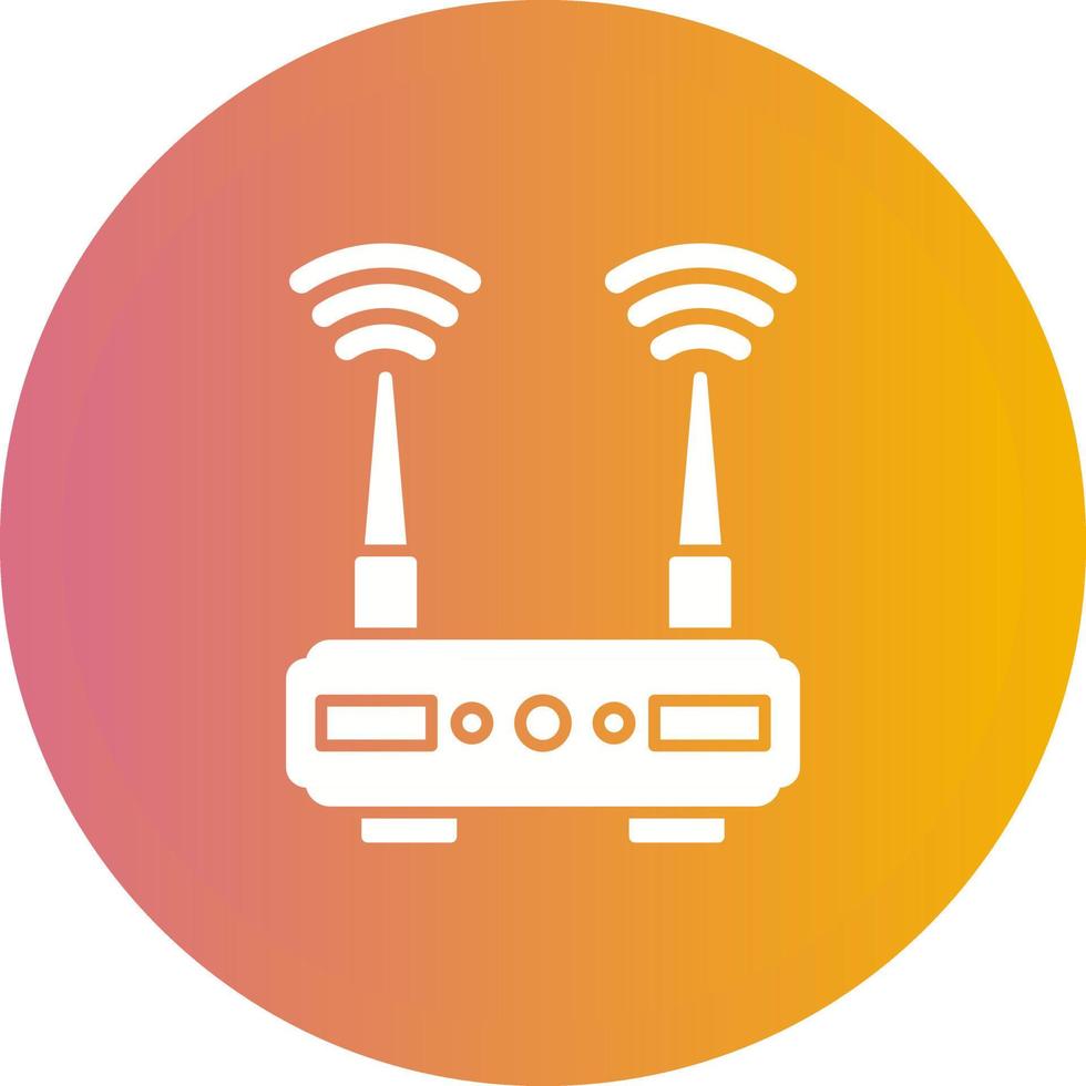 icona di vettore del router