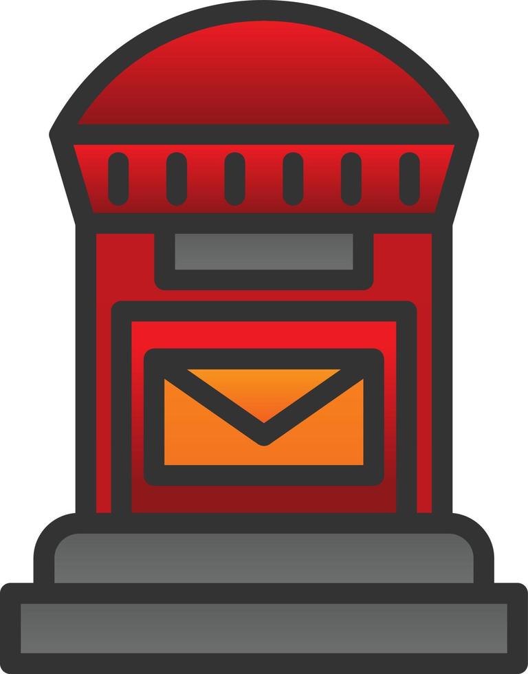 casella postale vettore icona design