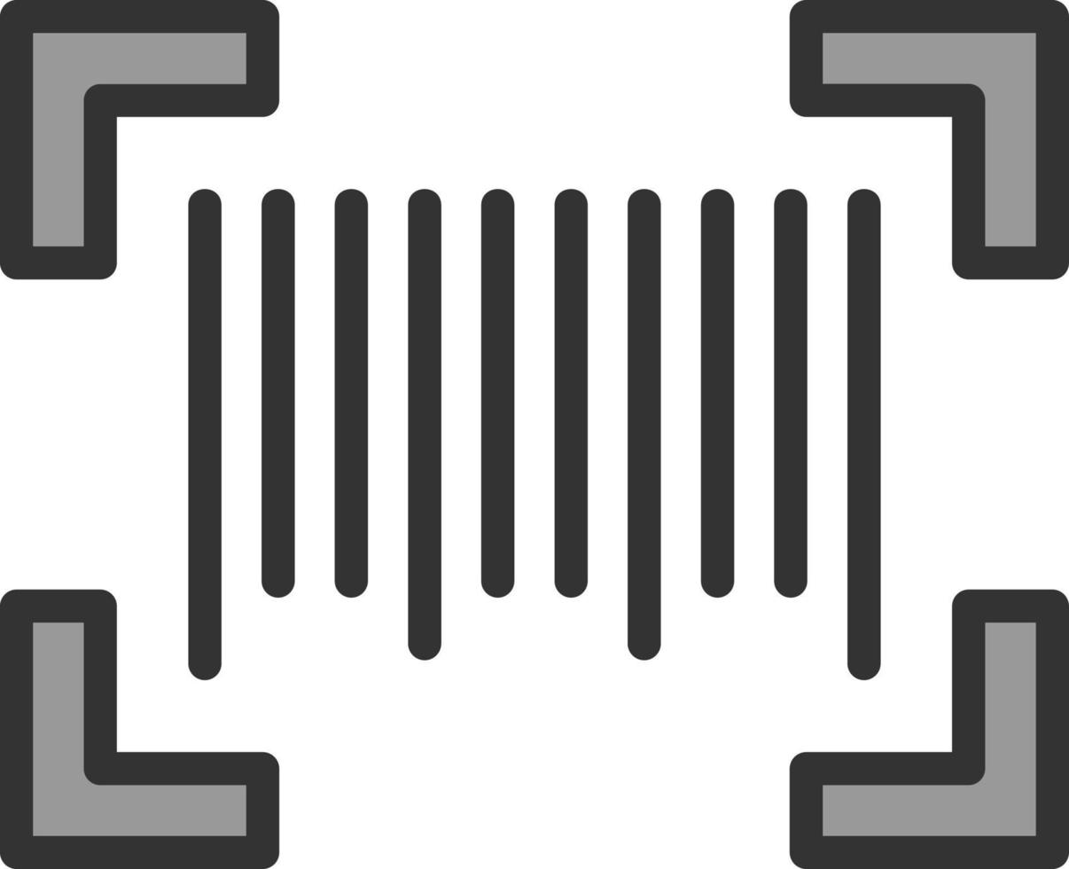 codice a barre scansione vettore icona design