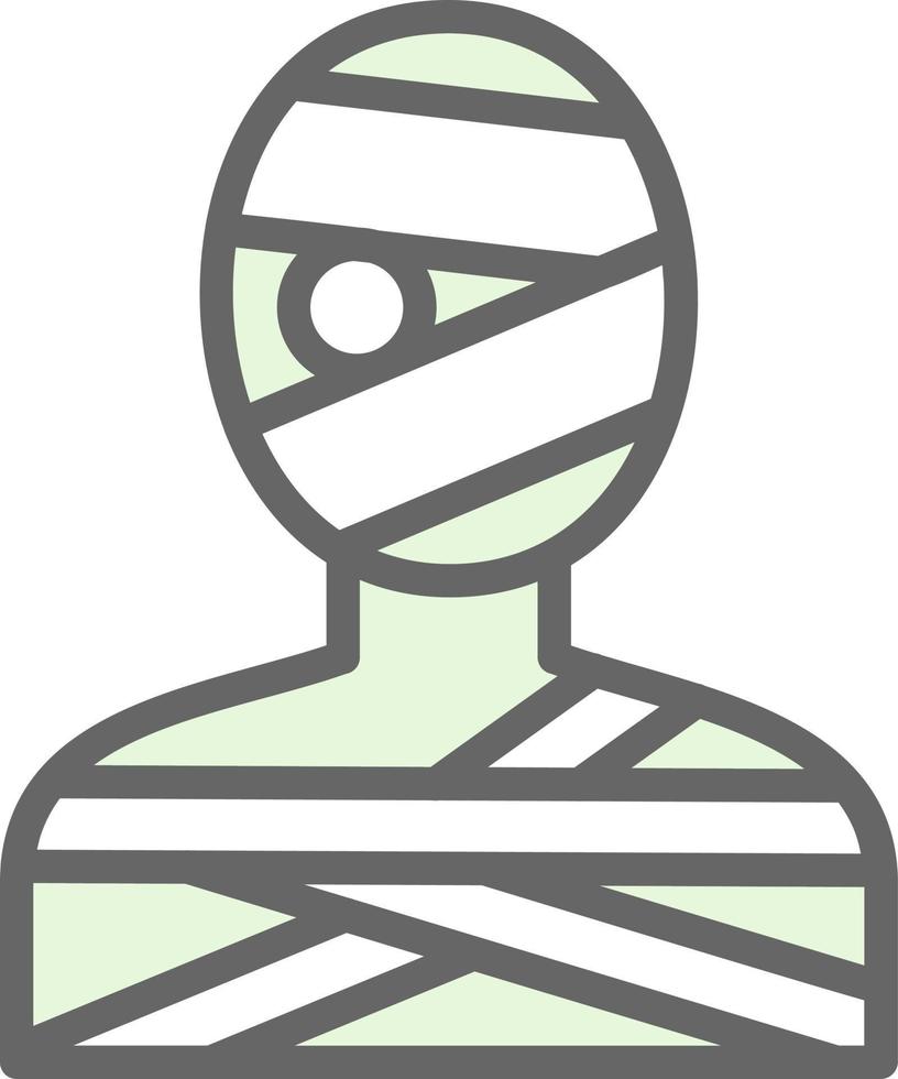 mummia vettore icona design