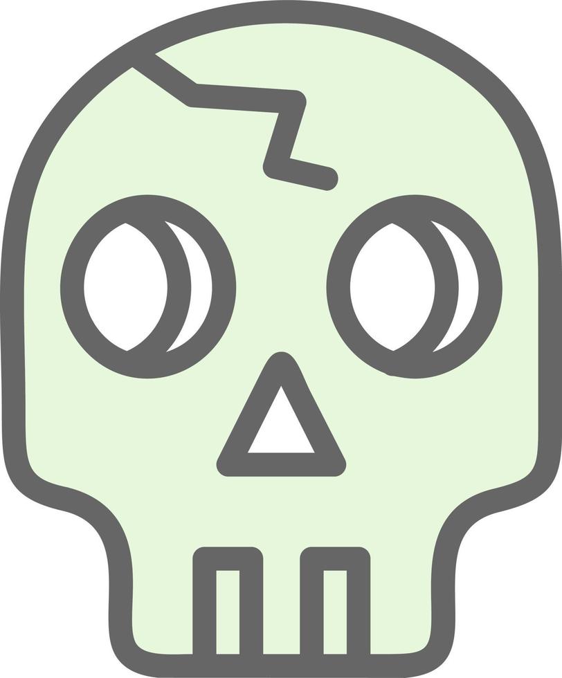 cranio vettore icona design