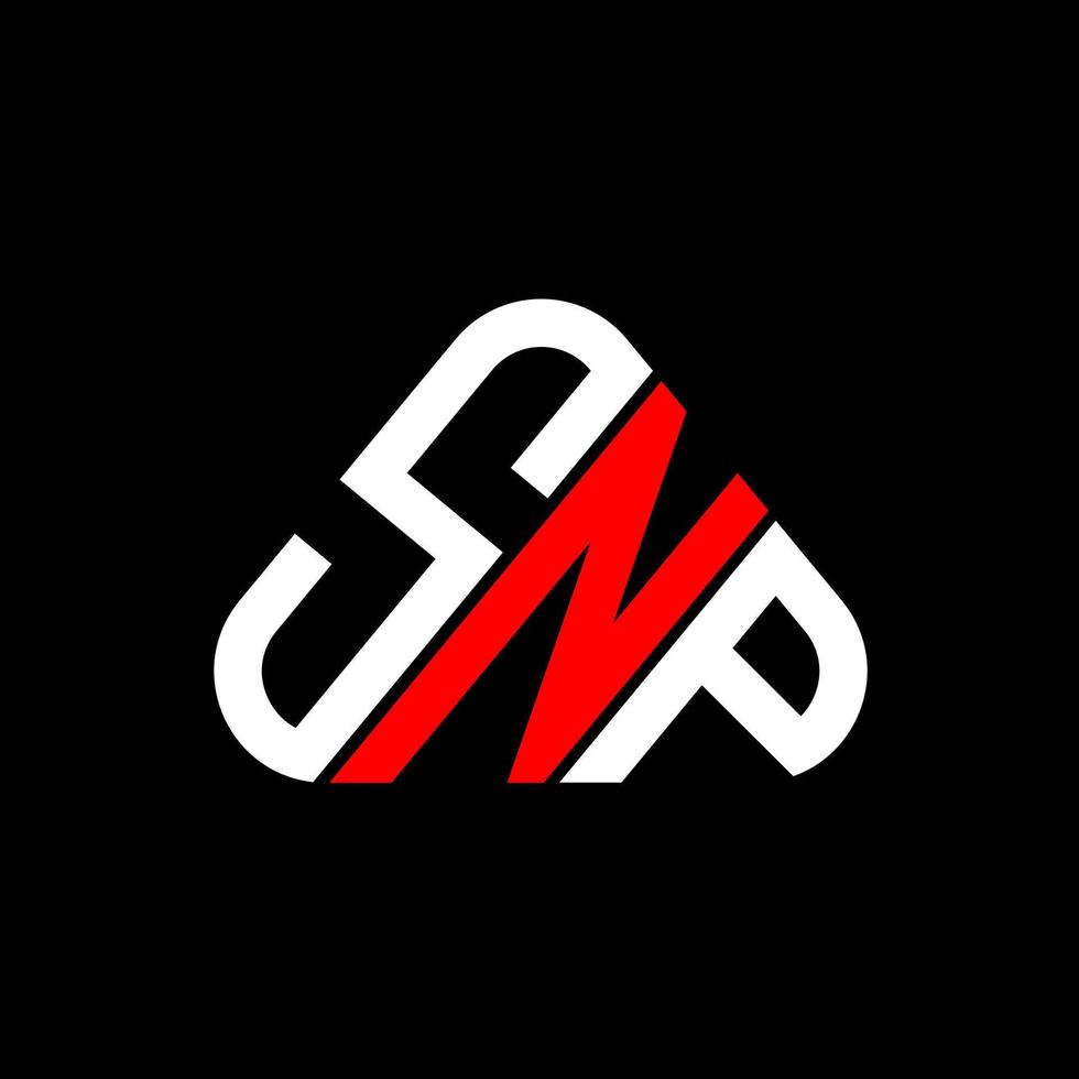 snp lettera logo creativo design con vettore grafico, snp semplice e moderno logo.