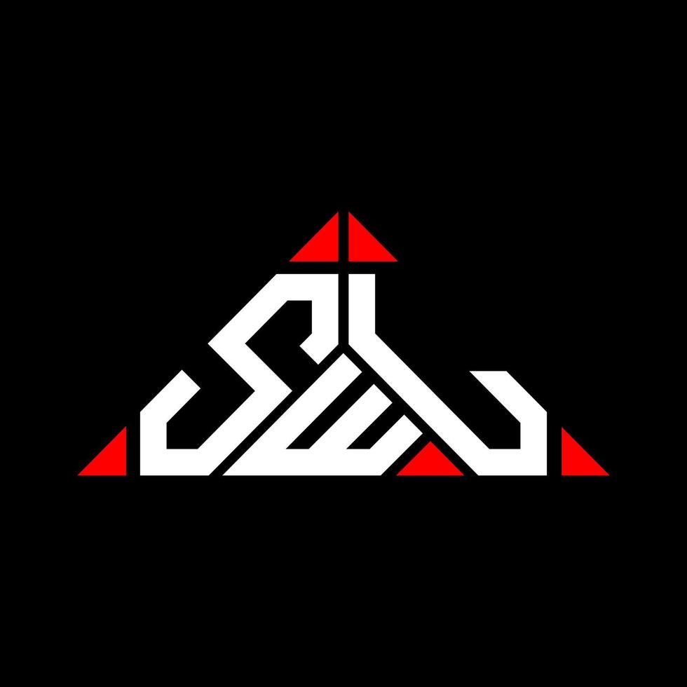 swl lettera logo creativo design con vettore grafico, swl semplice e moderno logo.