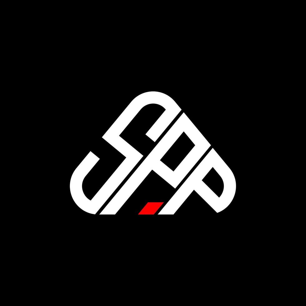 spp lettera logo creativo design con vettore grafico, spp semplice e moderno logo.