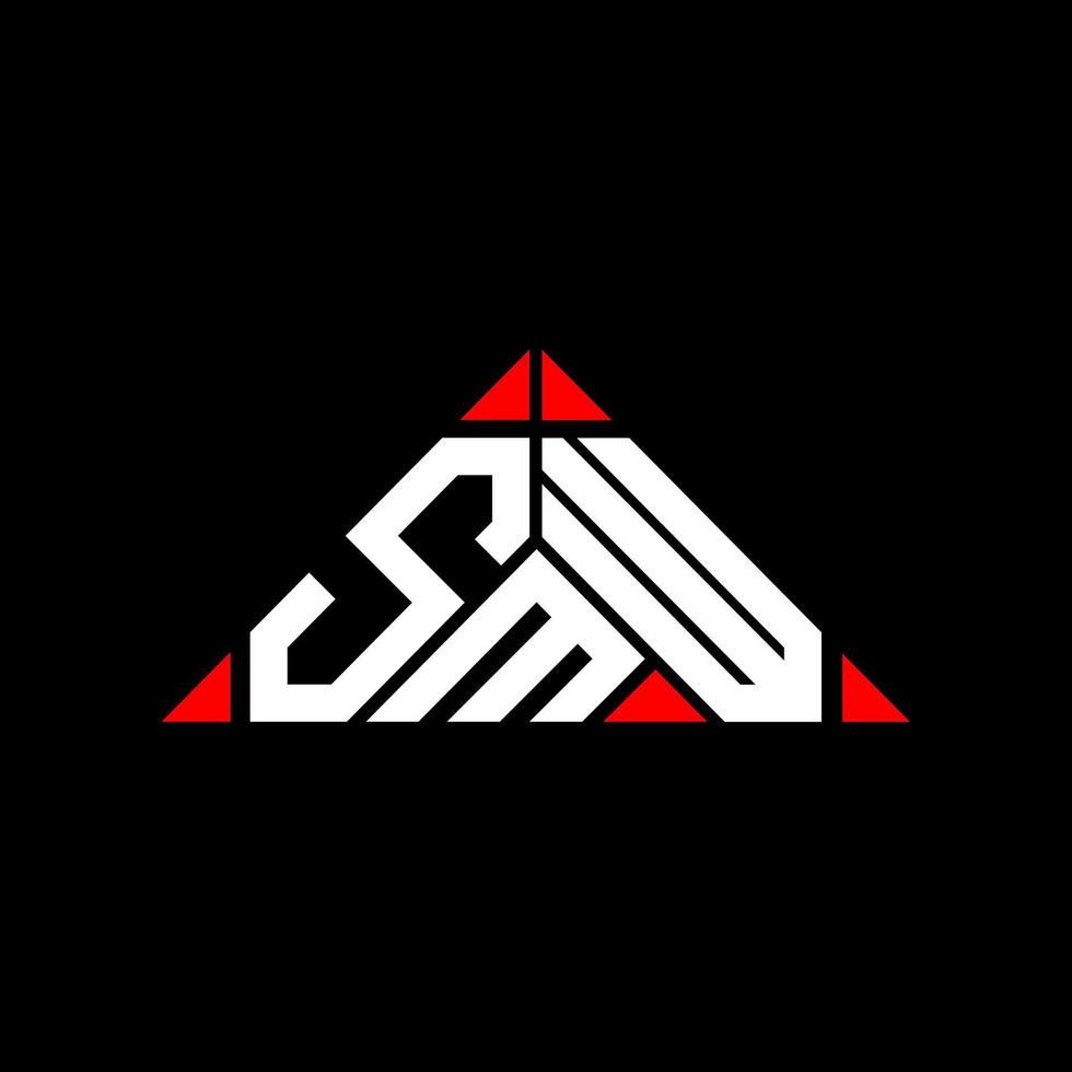 smw lettera logo creativo design con vettore grafico, smw semplice e moderno logo.