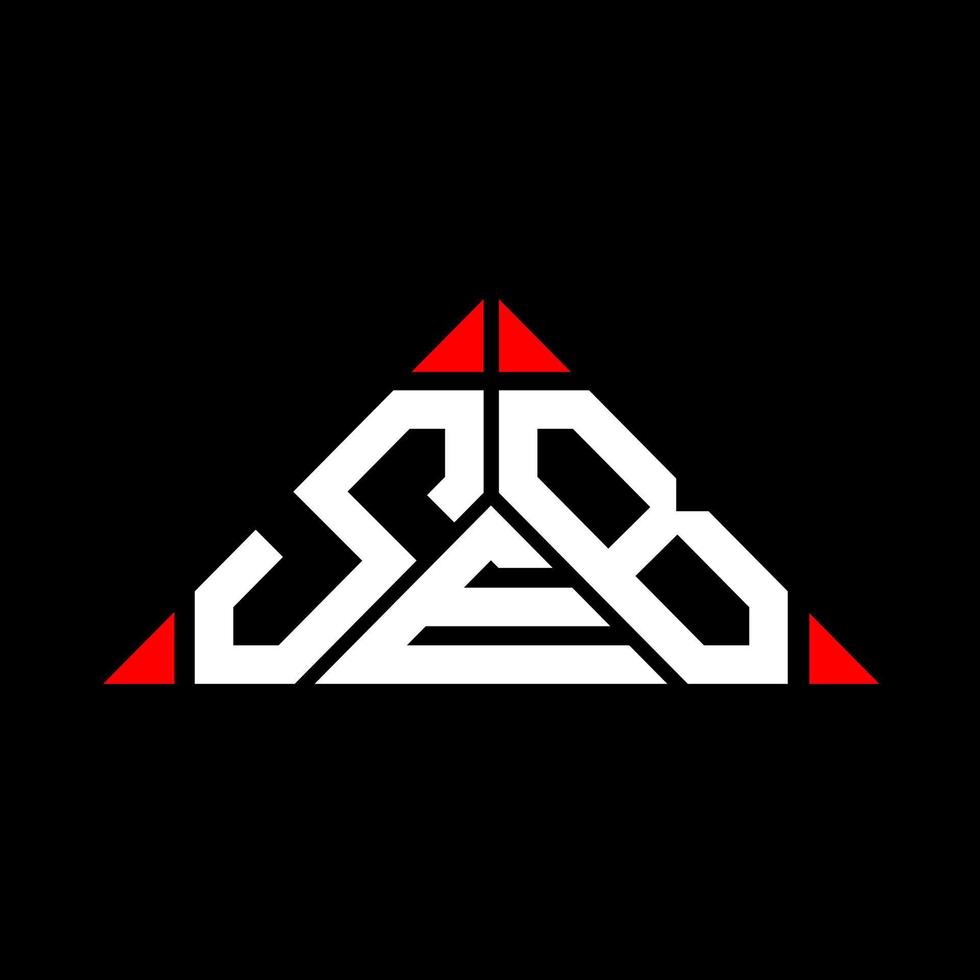 seb lettera logo creativo design con vettore grafico, seb semplice e moderno logo.