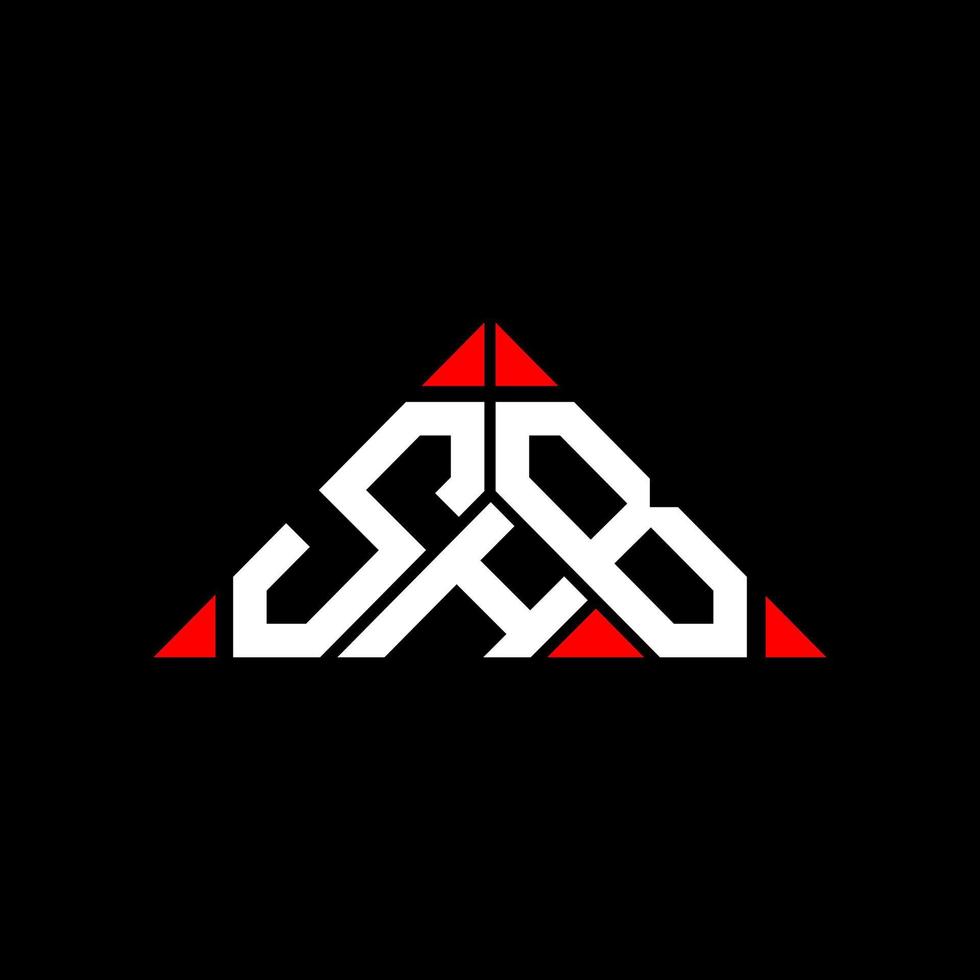 shb lettera logo creativo design con vettore grafico, shb semplice e moderno logo.