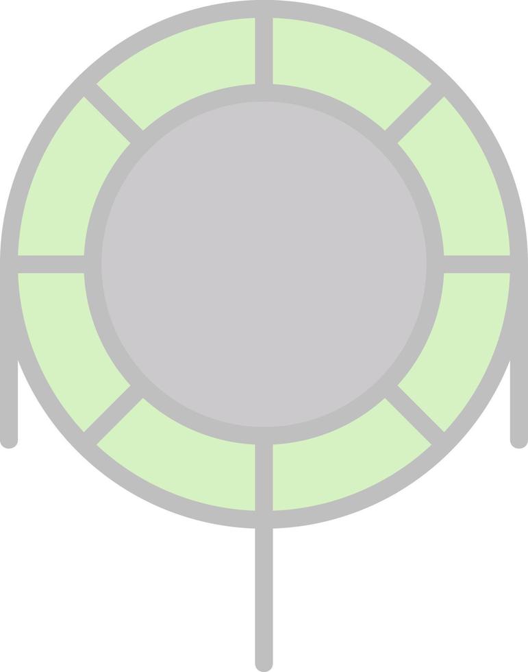 trampolino vettore icona design