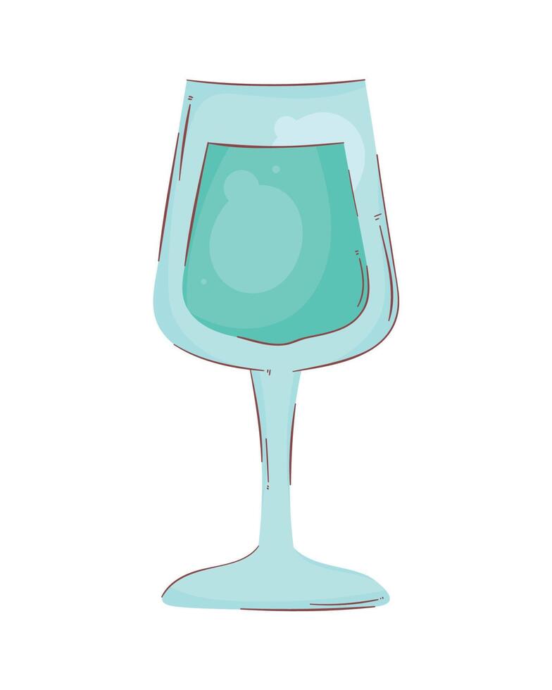 verde vino tazza bevanda vettore