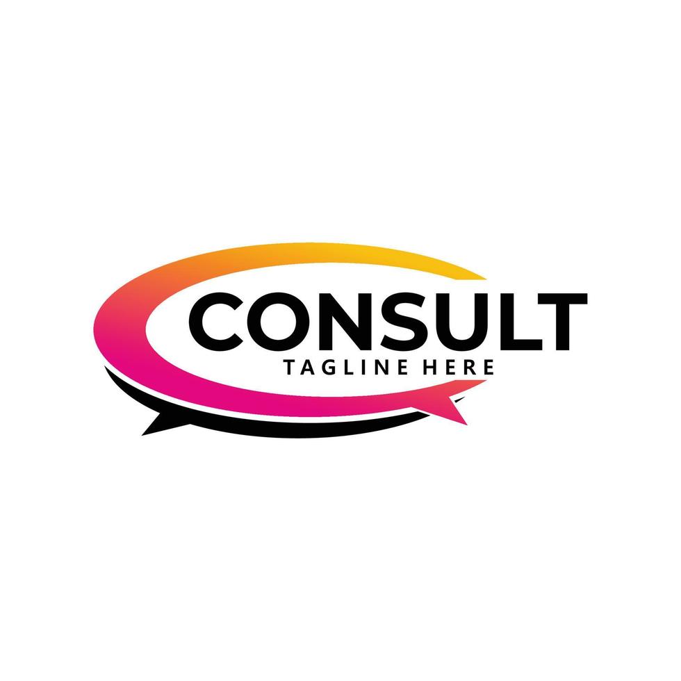 consulenza logo icona vettore isolato