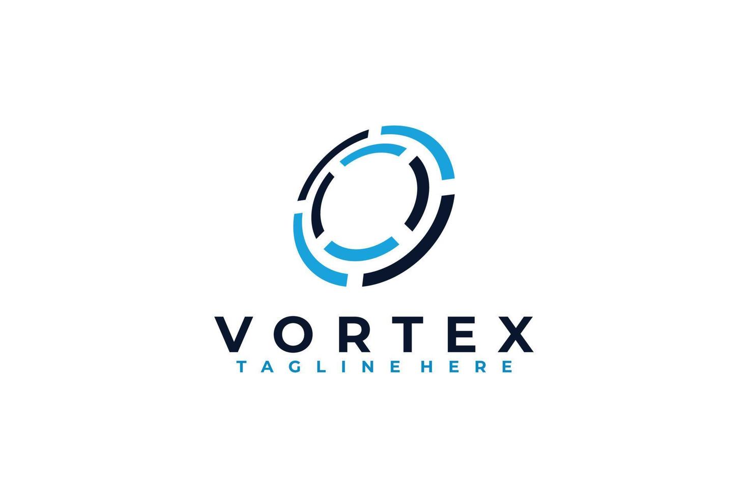 vortice logo icona vettore isolato