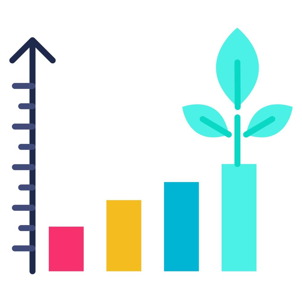 crescita attività commerciale icona, adatto per un' largo gamma di digitale creativo progetti. contento creando. vettore