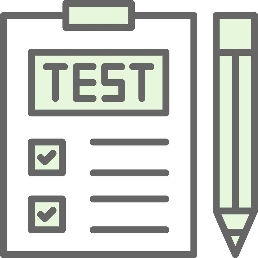 test vettore icona design