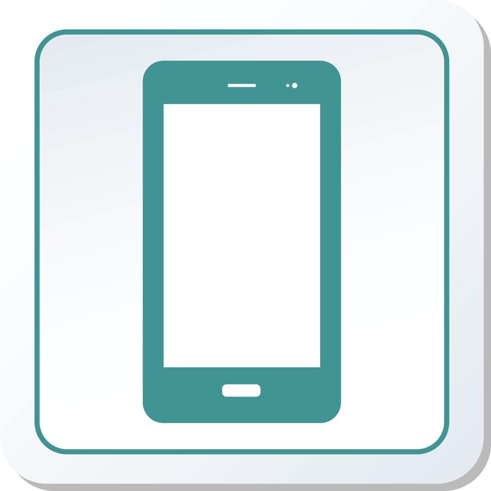 smartphone icona vettore grafico illustrazione