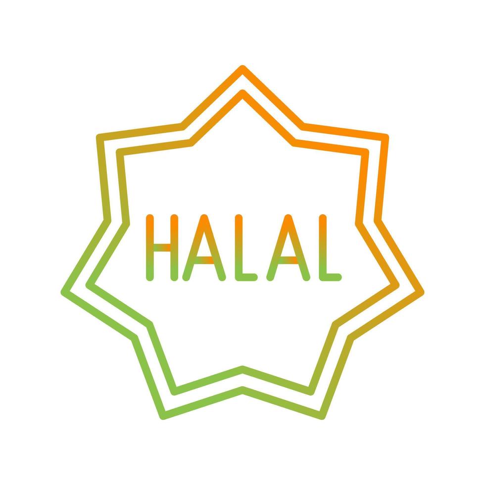 halal vettore icona