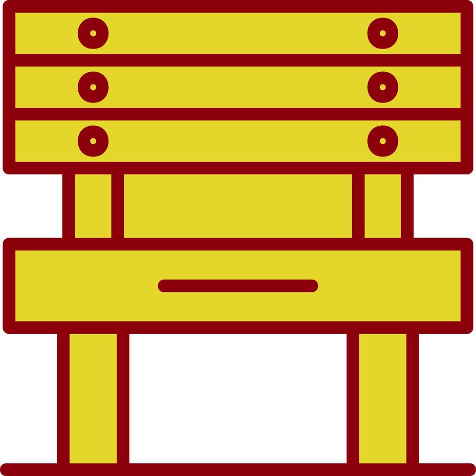 panchina vettore icona design
