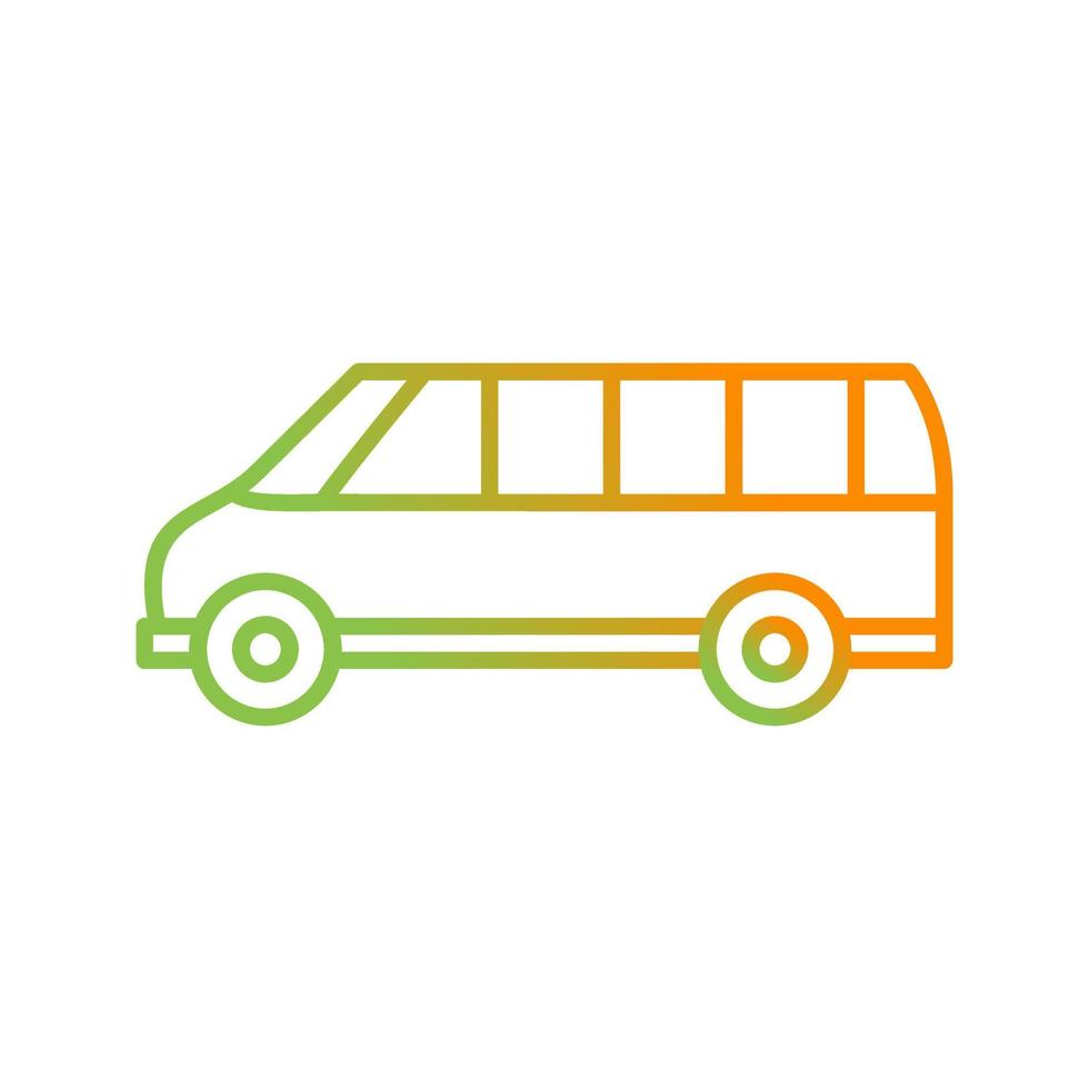 consegna autobus vettore icona