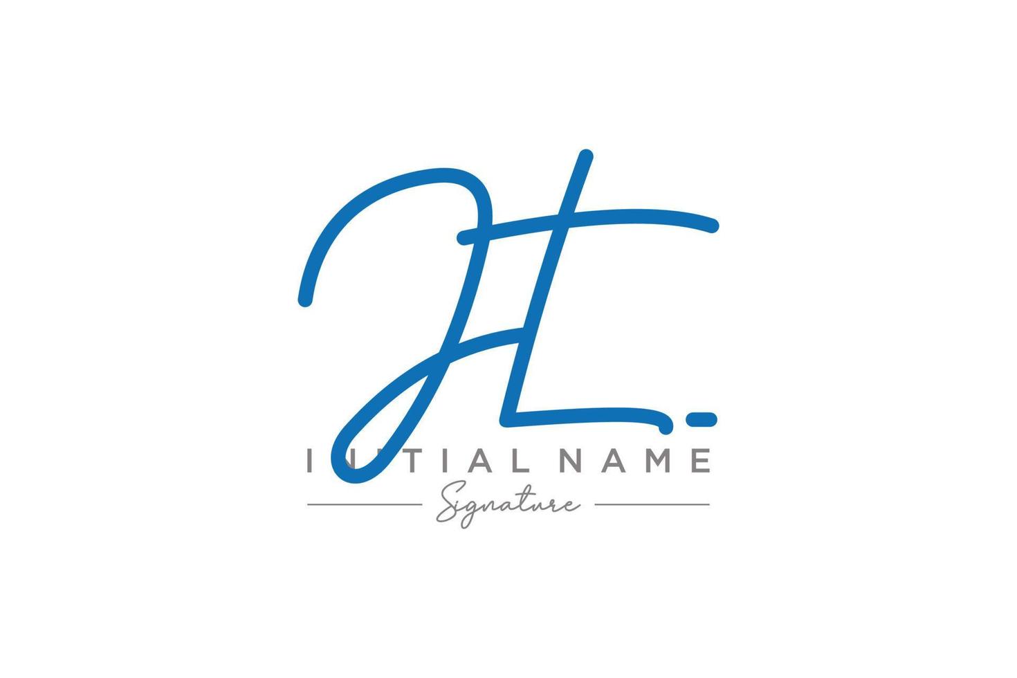 iniziale jt firma logo modello vettore. mano disegnato calligrafia lettering vettore illustrazione.