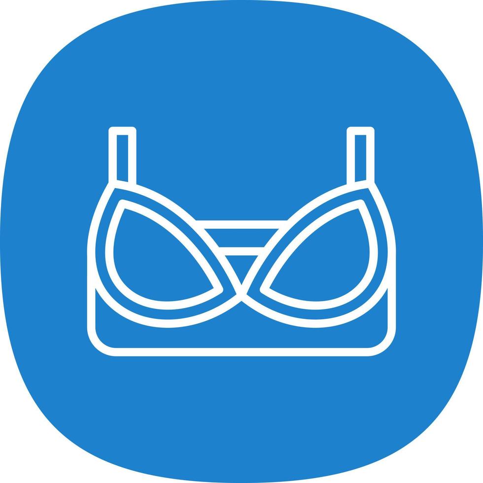 reggiseno vettore icona design