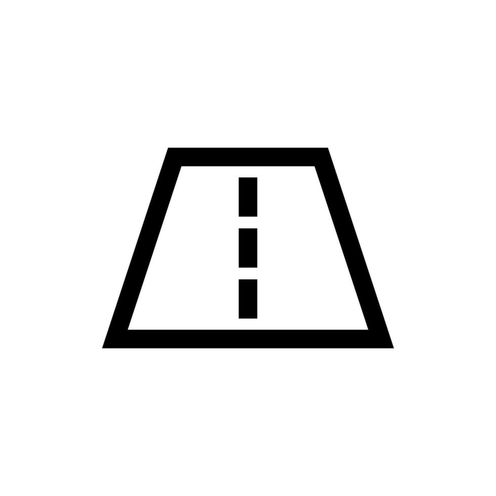 distanza schema icona. isolato su bianca. vettore illustrazione