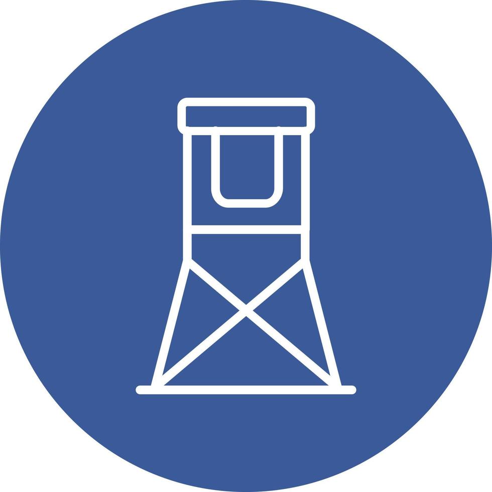 orologio Torre vettore icona