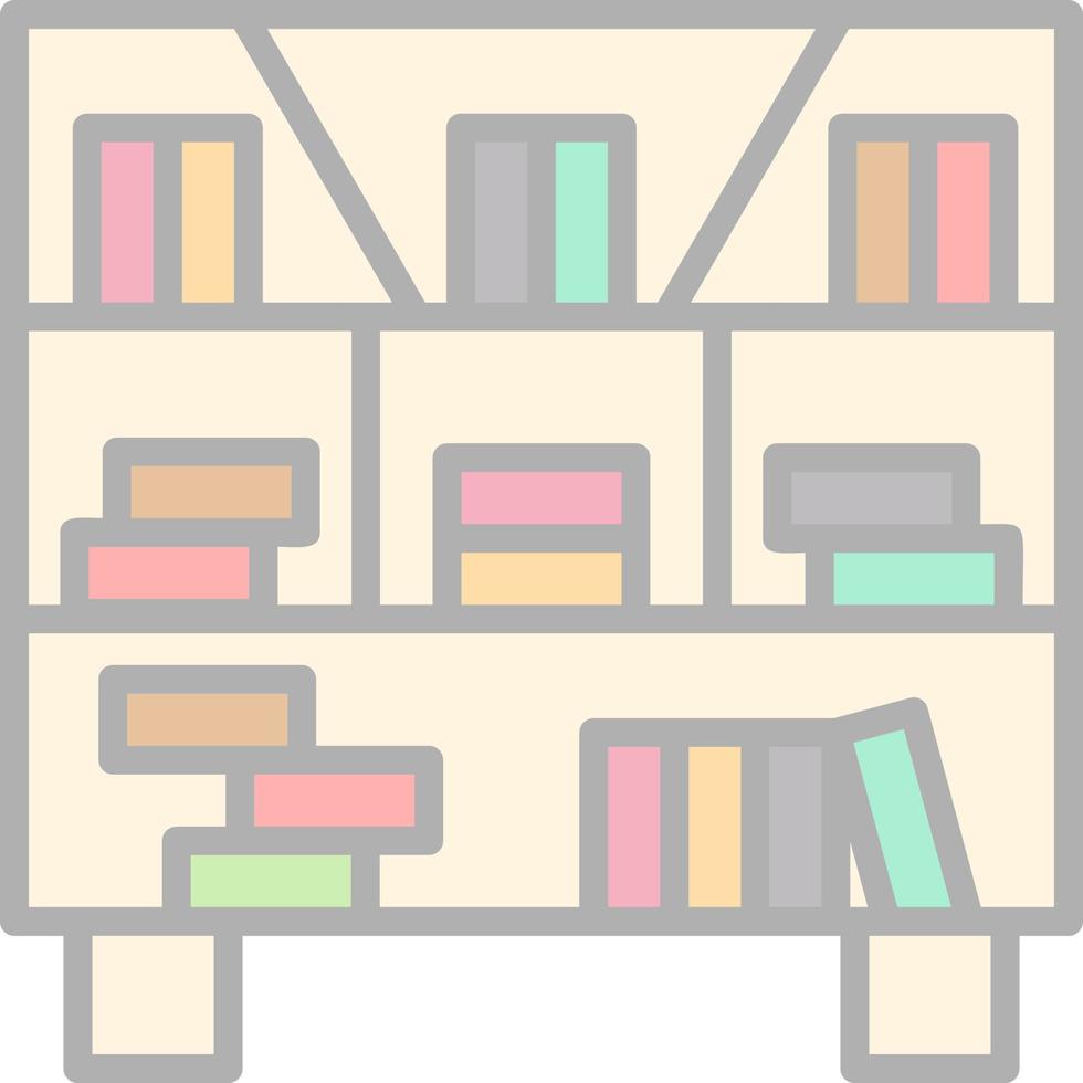 libreria vettore icona design